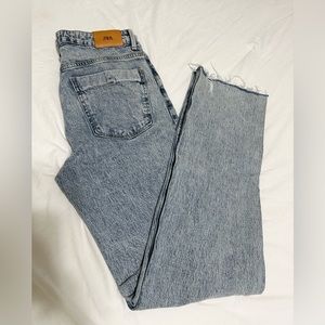 Zara High Rise Wide Legs Jeans